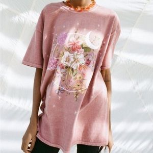 Urban Outfitters Cosmic Floral T-Shirt Dress